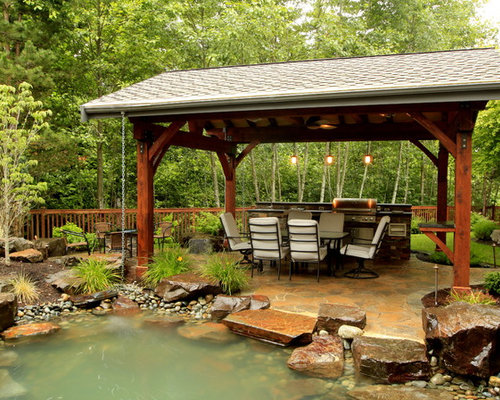 Pond Patio Pergola | Houzz