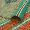Winchester Kilim Chaimae Orange/Blue Rug, 3'10x6'9