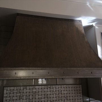 Custom Painted Metallic Range Hood