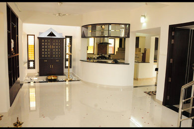 Example of a zen entryway design in Other