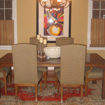 Fall-Inspired Transitional Dining Room
