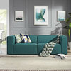Somerton Sectional Sofa Set - Teal