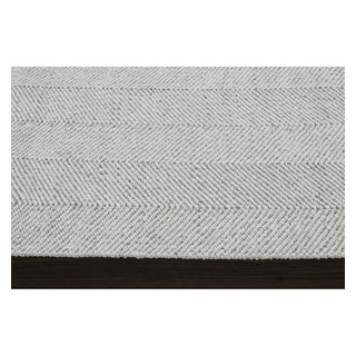 Malur Area Rug, Ivory and Silver - Transitional - Area Rugs - by ...