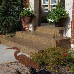 Front Entry Patio Premium Concrete Coating - After - Products
