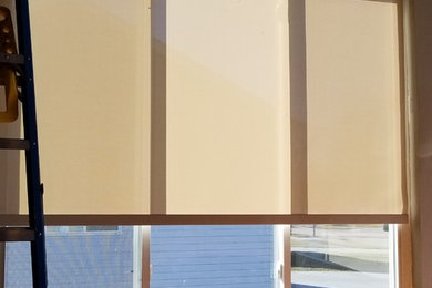 Contemporary Window Coverings Installation