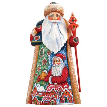 Candy Coated Christmas, Woodcarved Figurine