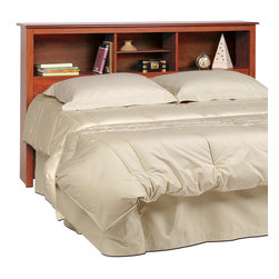 Prepac Double / Queen Bookcase Headboard in Cherry - Bedroom Products
