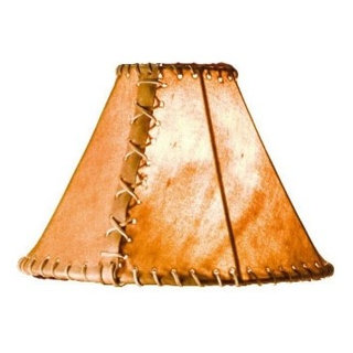 rawhide chandelier shades