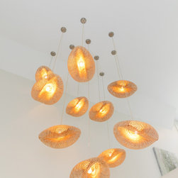 Warm and Eclectic Home - Pendant Lighting