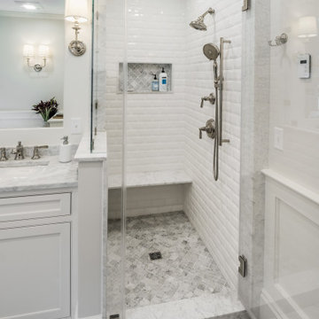 An All White Bathroom That's Anything But Boring
