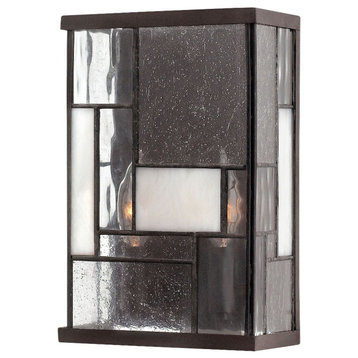 2 Light Wall Sconce in Craftsman Style - 7 Inches Wide by 11 Inches High - Wall