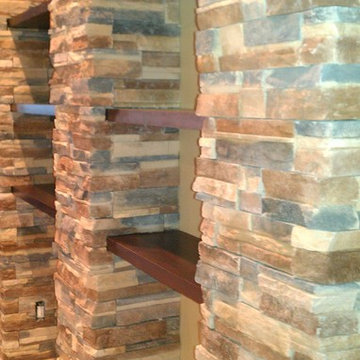 brick columns and block columns