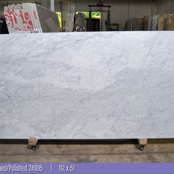 White Carrara Honed/Polished - Kitchen Countertops