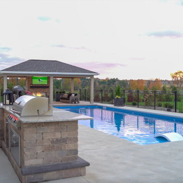 Wadsworth Structure, Fireplace, Outdoor Kitchen and Patio Project