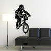 Bicycle Race Cars Fitness Wall Decals