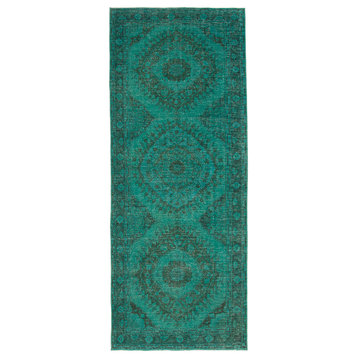 Rug N Carpet - Handwoven Oriental 4' 10'' x 12' 0'' Vintage Runner Rug