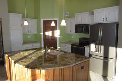 Inspiration for a contemporary kitchen remodel in Other