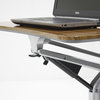 201 Series Height Adjustable WorkPad Table in Walnut