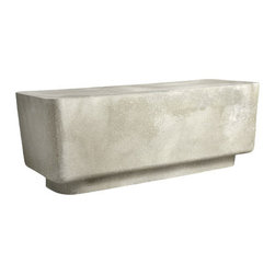 Zachary A. Design Lightweight Fiberglass Outdoor Furniture - Outdoor Benches