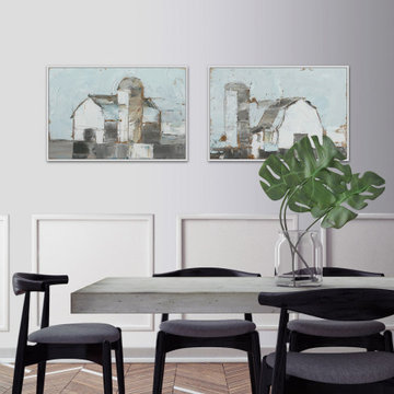Barn & Silo Diptych