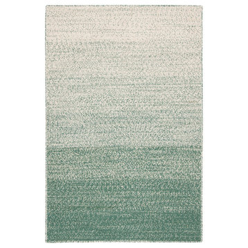 Safavieh Vintage Leather Collection NFB263Y Rug, Natural/Green, 4' X 6'