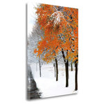 Tangletown Fine Art - "Snowfall III" By Burney Lieberman , Giclee Print on Gallery Wrap Canvas - Give your home a splash of color and elegance with Landscape art by Burney Lieberman .