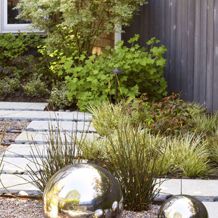 Idee per un giardino contemporaneo con ghiaia