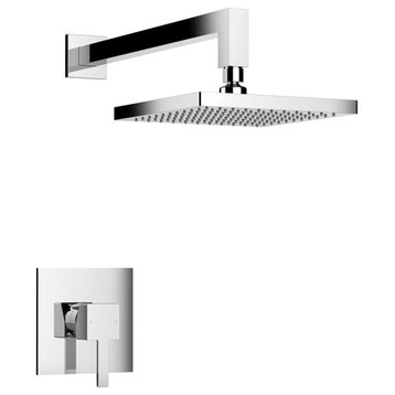Ian Shower Set, All Inclusive Shower Set For One Function, Brushed Nickel