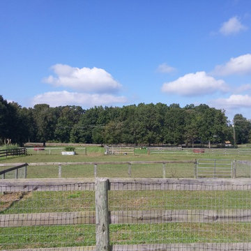 paddock areas at 307 Bacon RD Rougemount NC Exquisite Horse farm On "41" acres .
