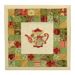 Textile art Earl Grey - Mixed Media Art