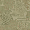 Japanese Gardens Tropical Wallpaper, Khaki, Sample