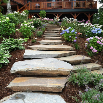 Irregular Bluestone Steps