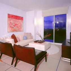 Modern Highrise Kitchen - Wall And Floor Tile
