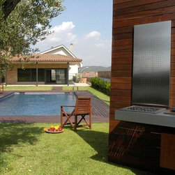 Small Modern Outdoor Kitchen - Outdoor Cooking