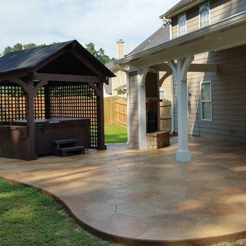 Resurfaced Flagstone Patio in Neutral