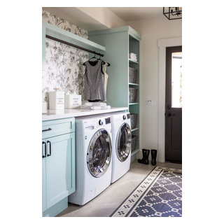 Gorgeous Southern California Redesign - Transitional - Laundry Room ...