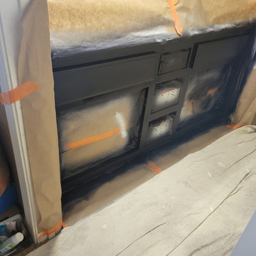 During the Painting Process
