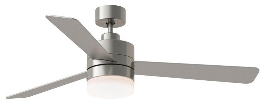 3 Blade Ceiling Fan Light Kit In Modern Style-15 Inches Tall and 52 ...