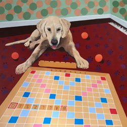 Dog Portrait, SOLD - Paintings