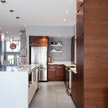 Countertops and floor