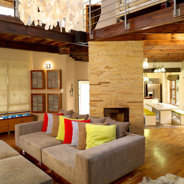 Farm dwelling with contemporary interiors