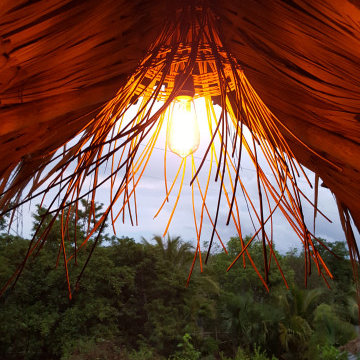Luxury eco chic cabaña