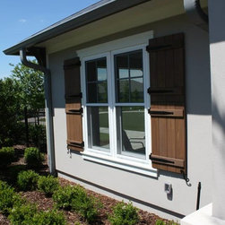 Custom Cypress Shutters - Building Materials