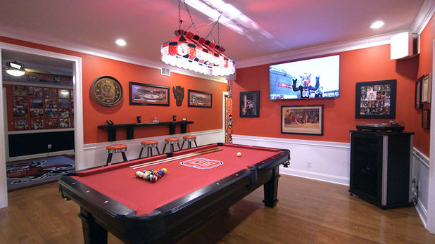 A Tricked-Out Basement For College Basketball Super Fans