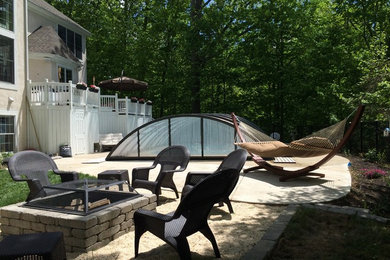 Powell, OH - Retractable Pool Enclosure - Universe design