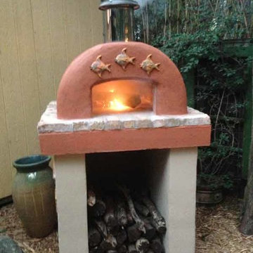 The Eichler Family Wood Fired Brick Pizza Oven in Florida