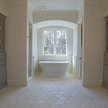 CLEANSE YOURSELF IN THIS CALMING BATHROOM