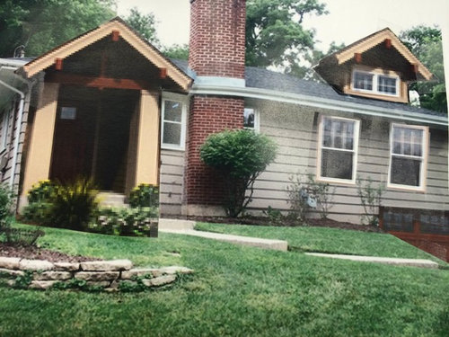 Below Grade Garage Need Istance On Exterior Facelift Ideas Need Istance On Exterior Facelift Ideas