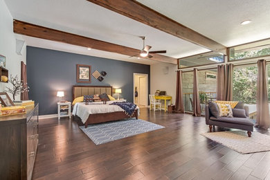 Example of a bedroom design in Austin
