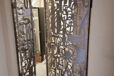 "105" Stainless Steel Double Door